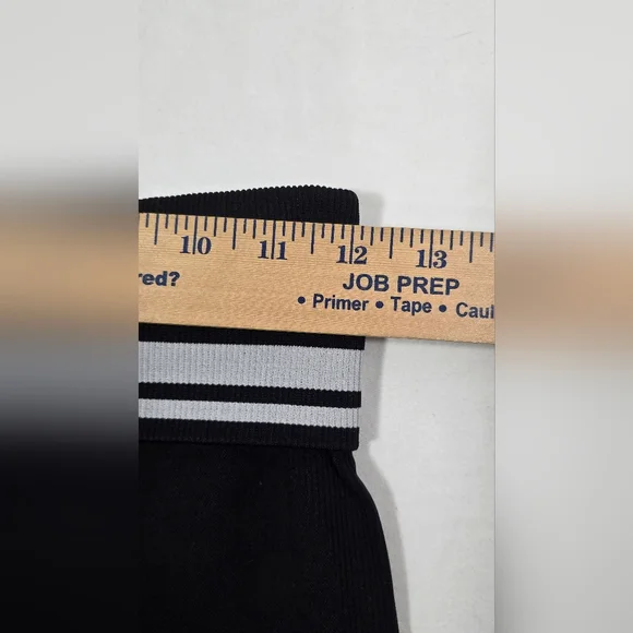 Victoria’s Secret PINK Roll Top Leggings Women's Small Black NWOT - Picture 5 of 11